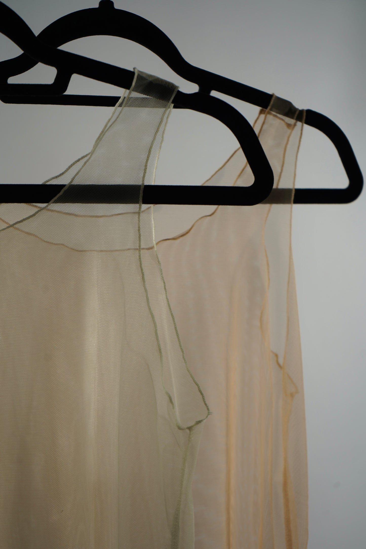 Recycled tulle vegetable dye dress